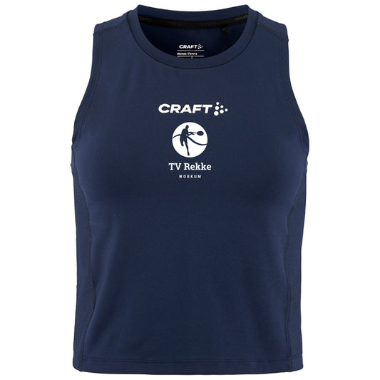 TV Rekke Rush 2.0 Crop Singlet (Navy)