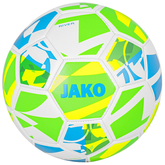 JAKO Lightbal River - Wit/fluogroen/fluogeel, 290g