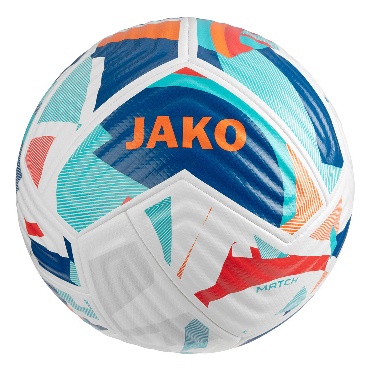 JAKO Wedstrijdbal Flow - Wit/navy/oranje