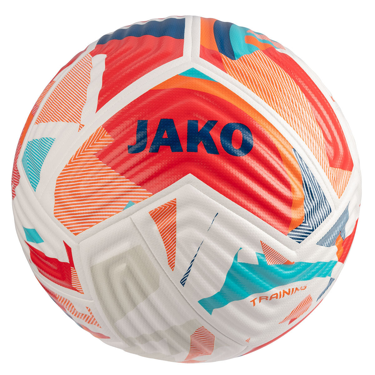 JAKO Trainingsbal Flow Team - Wit/fluo red/navy