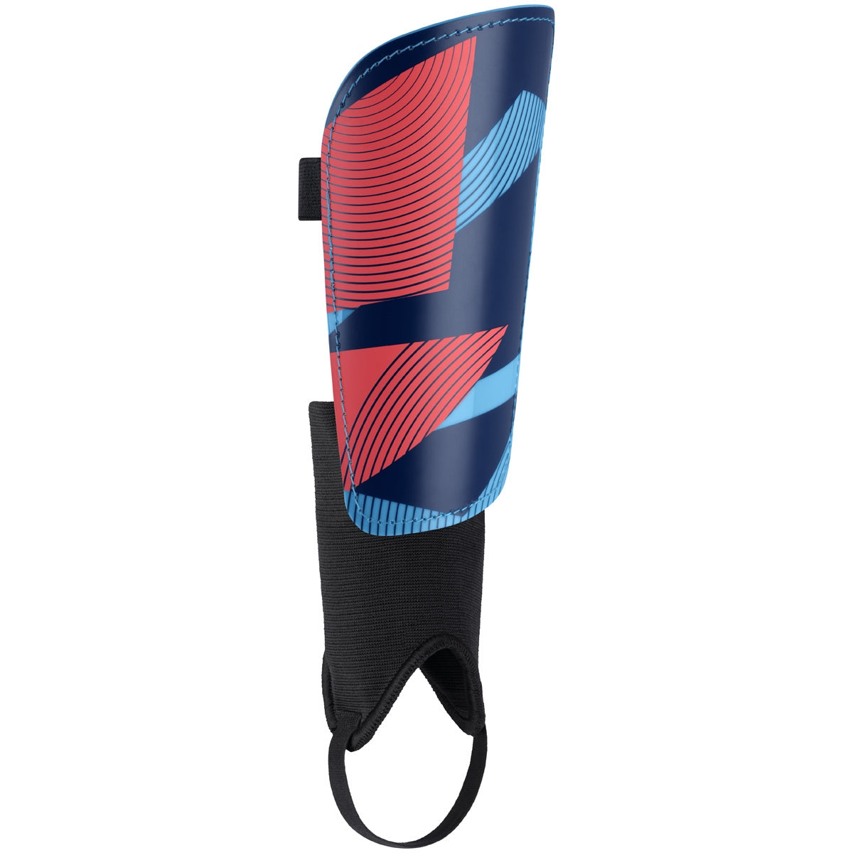 JAKO Scheenbeschermer River Classic - Hemelsblauw/navy/koraal
