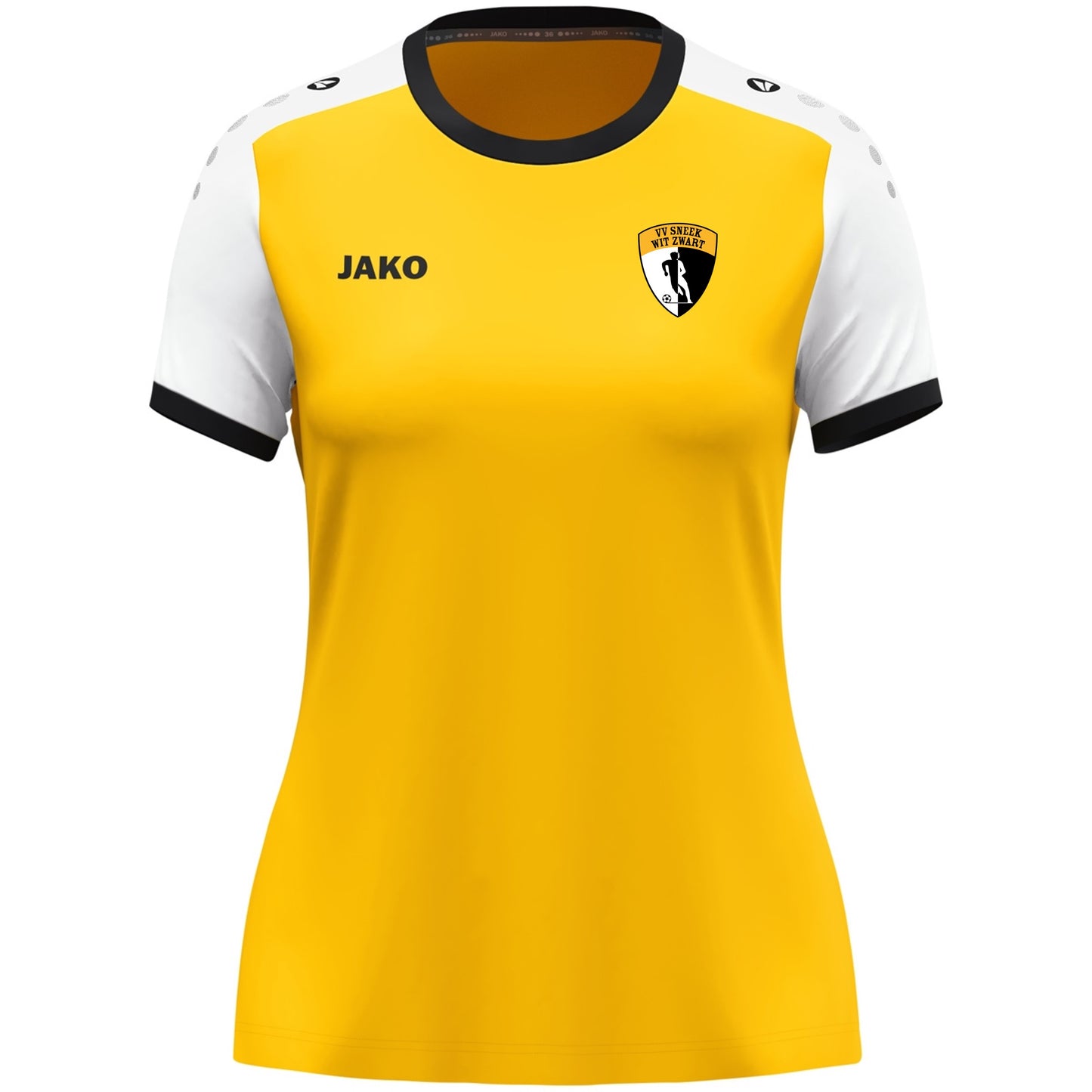 VV Sneek Wit Zwart Shirt Dynamic korte mouw