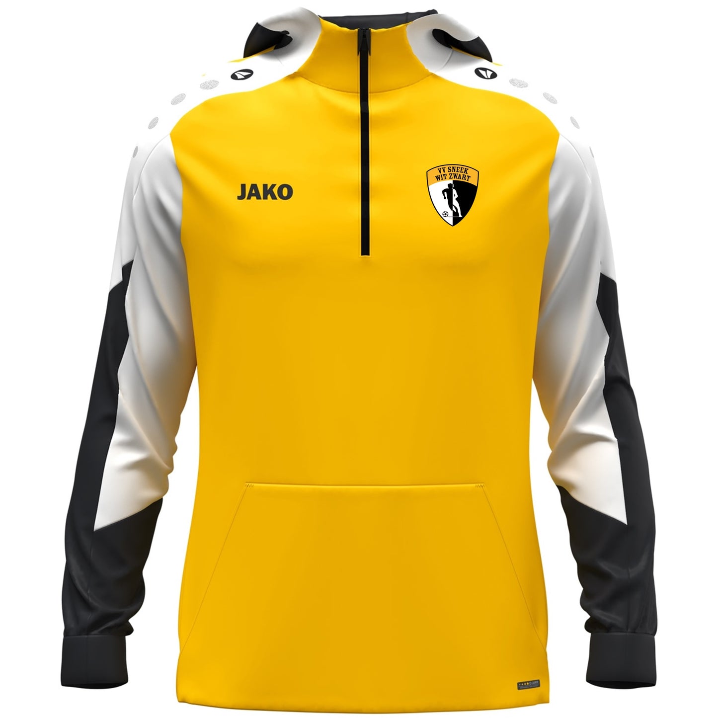 VV Sneek Wit Zwart Zip hoody Dynamic