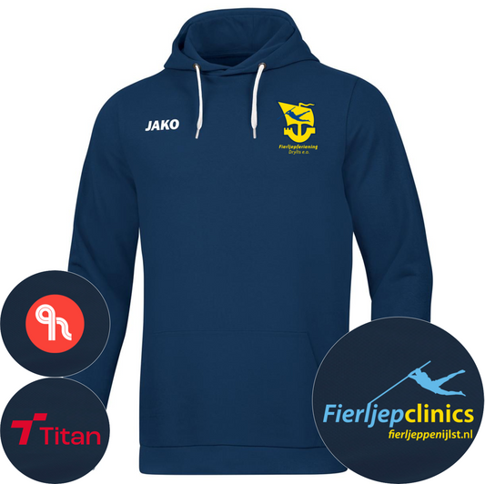 Fierljepferiening Drylts Sweater met kap Base
