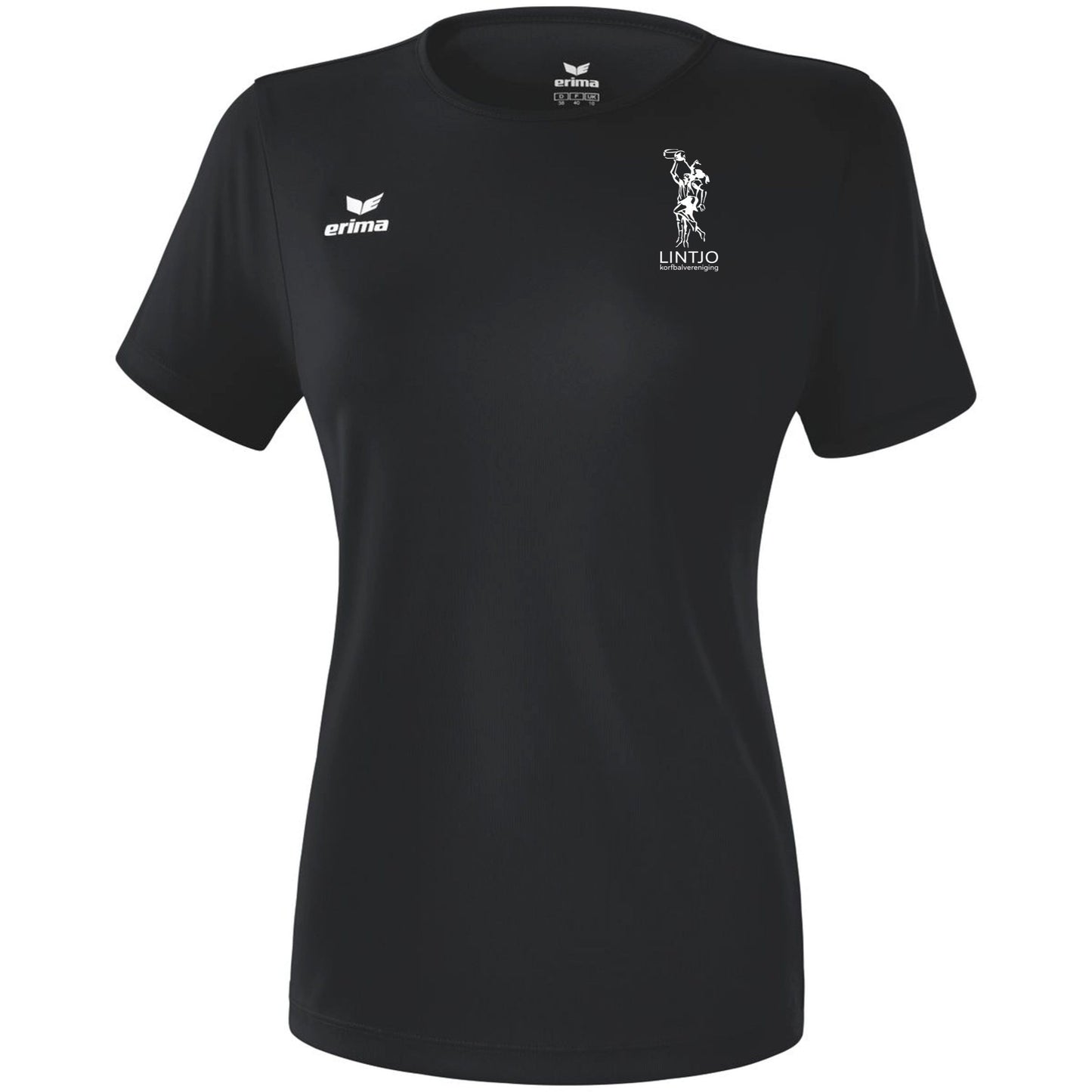 KV Lintjo Functioneel Teamsport T-Shirt (Zwart)