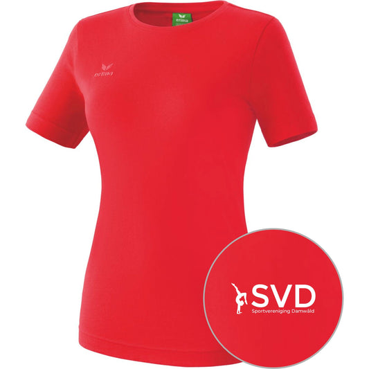 SV Damwoude teamsport T-shirt (Rood)