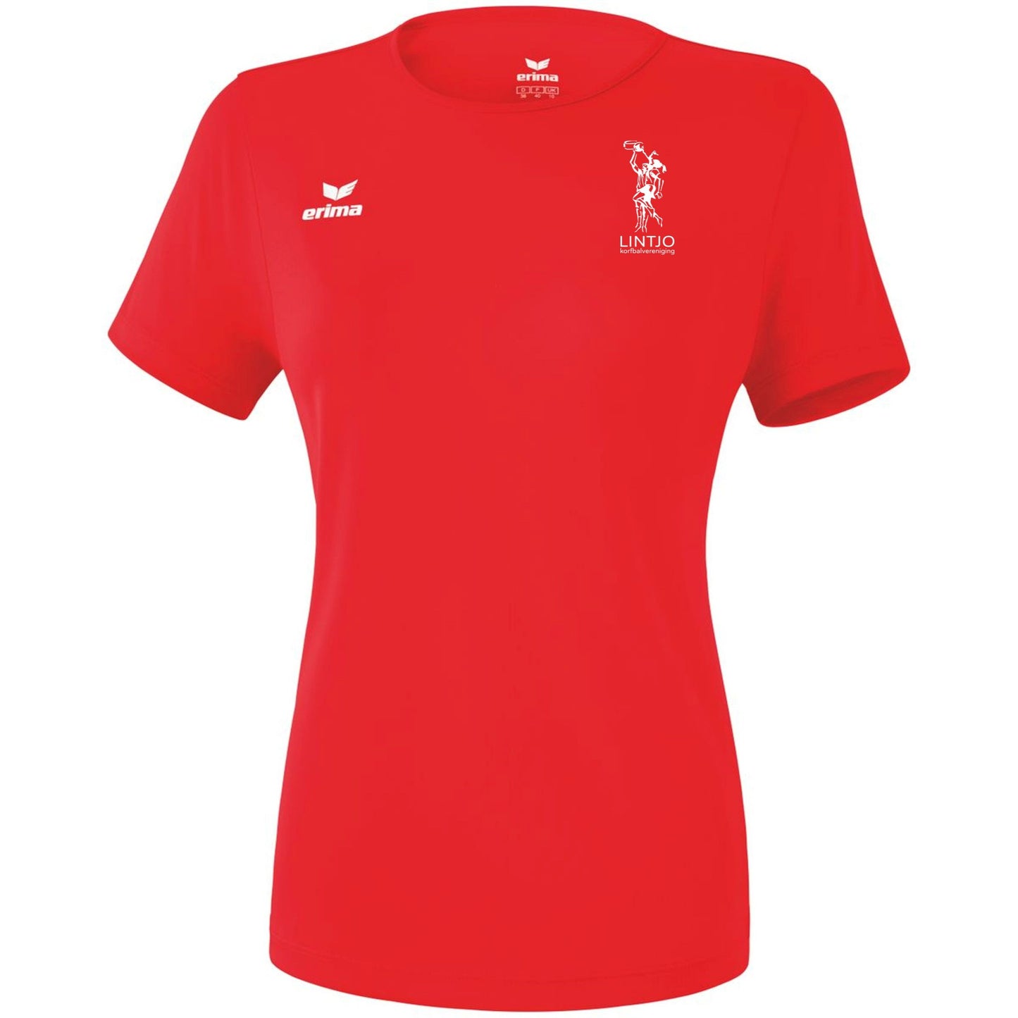 KV Lintjo Functioneel Teamsport T-Shirt (Rood)