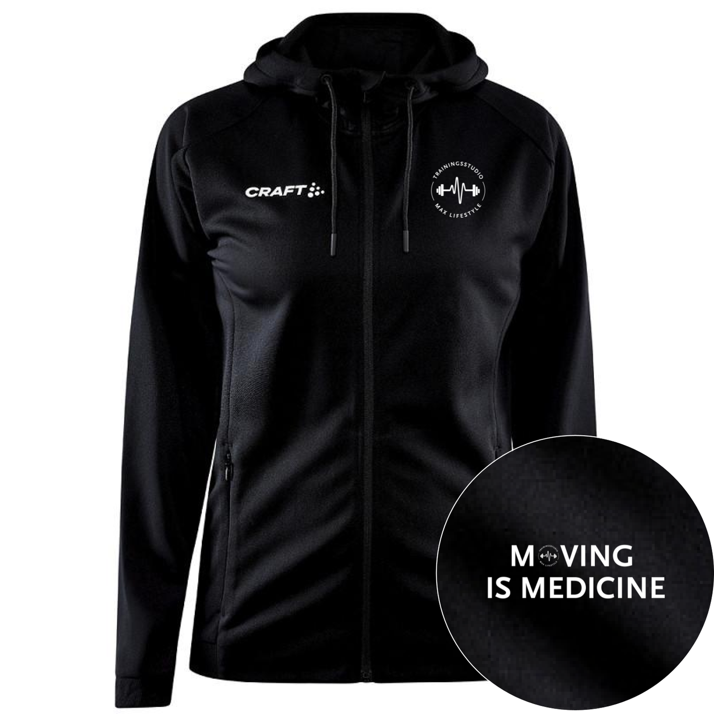 Studio Max Evolve Hood Jacket W (Zwart)