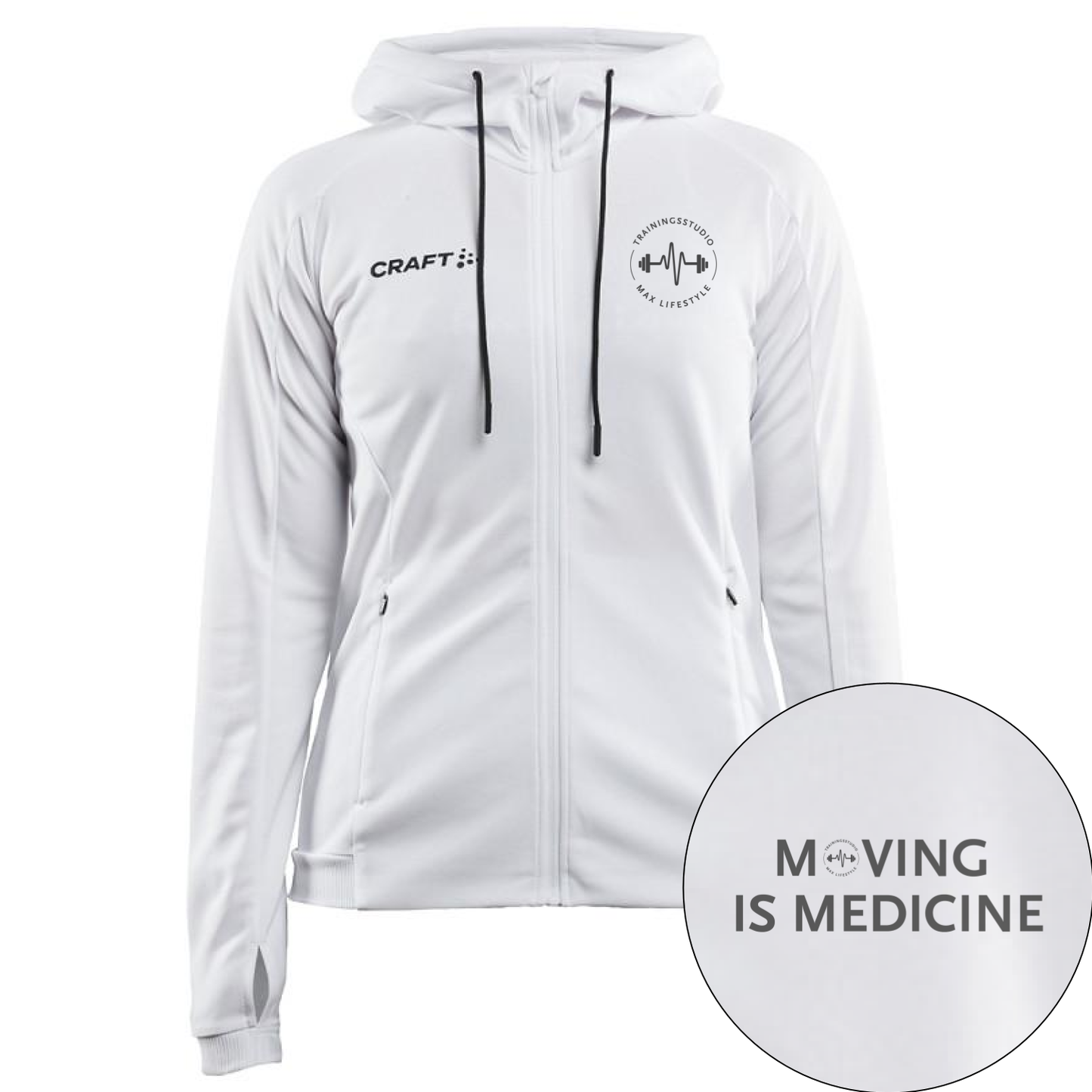 Studio Max Evolve Hood Jacket W (Wit)