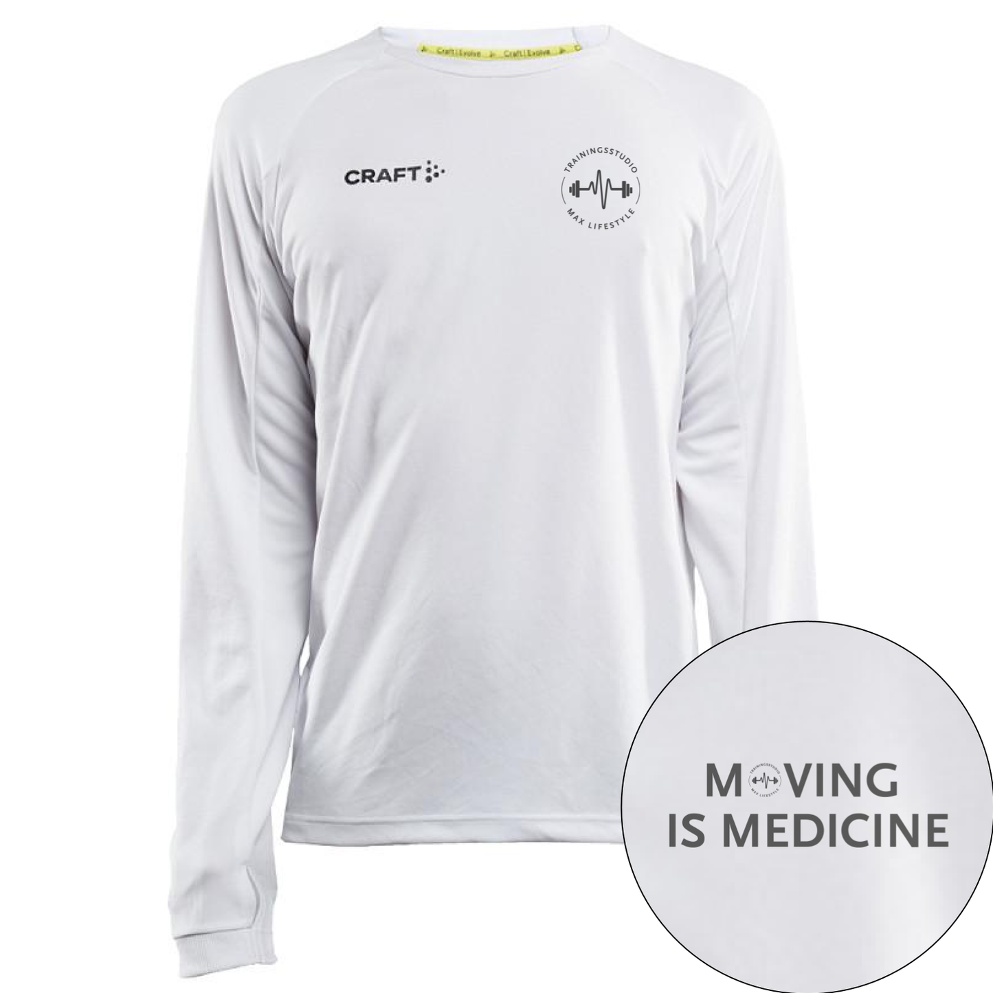 Studio Max Evolve Crew Neck M (Wit)