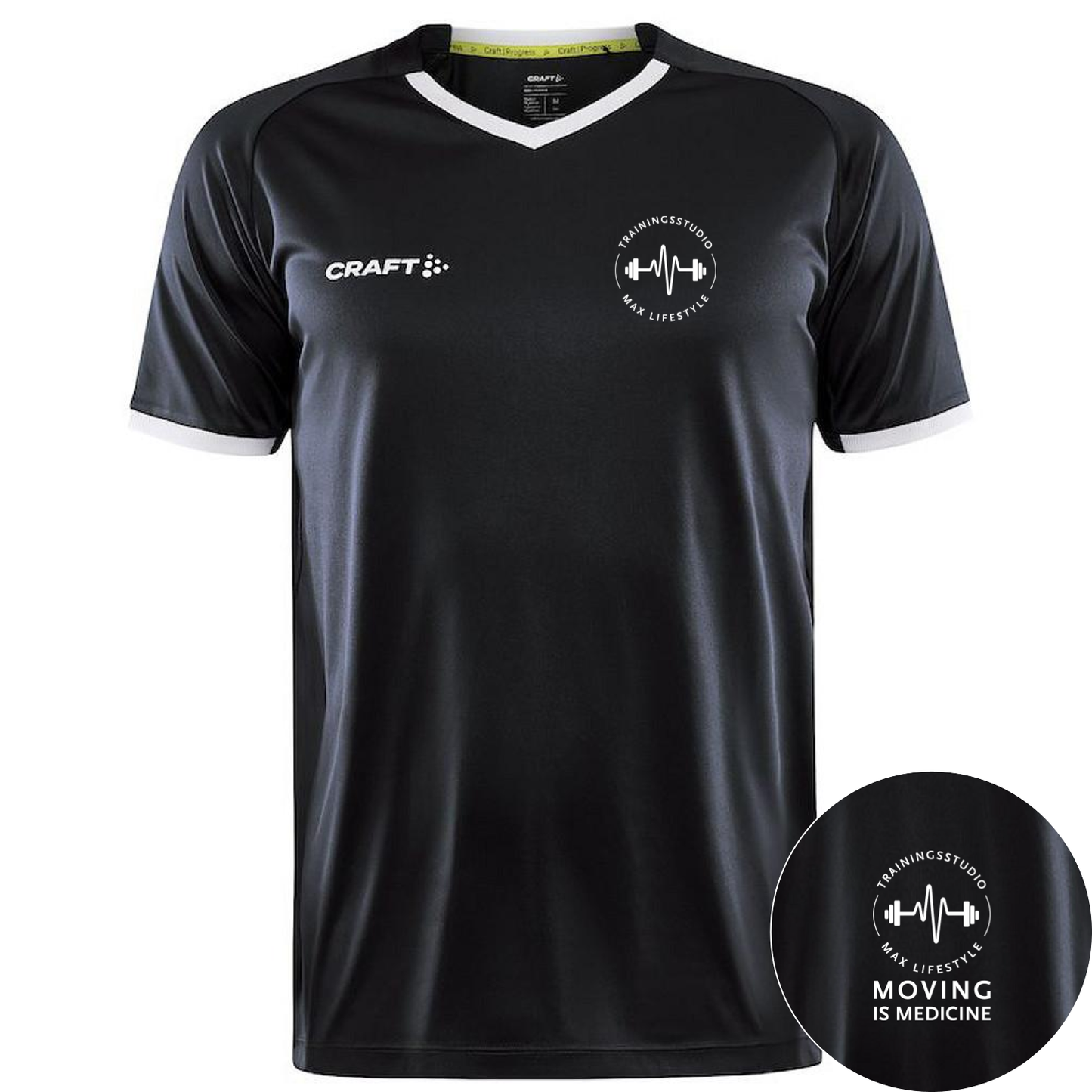 Studio Max Progress 2.0 Solid Jersey W (Zwart)