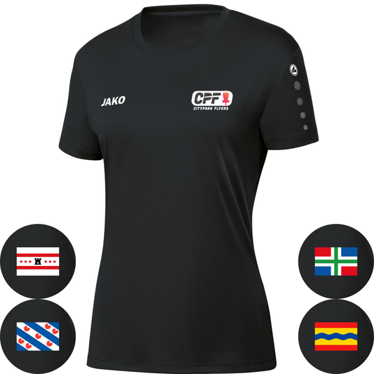 Citypark Flyers Shirt Team KM (Zwart)