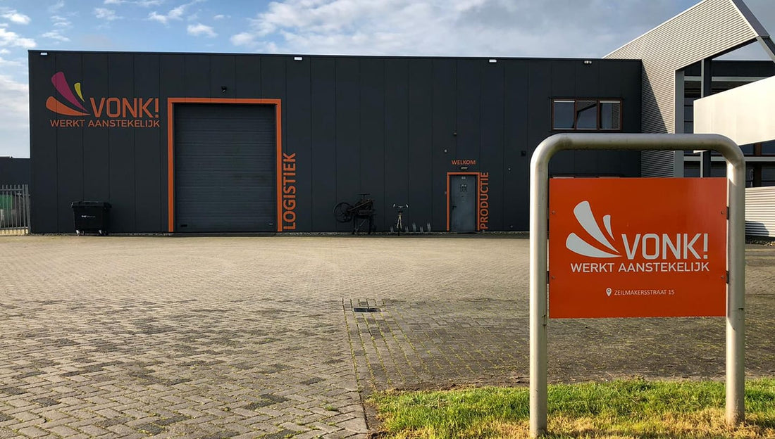 Lokale bezorging Clubfabriek.nl-shops door VONK!Werkt