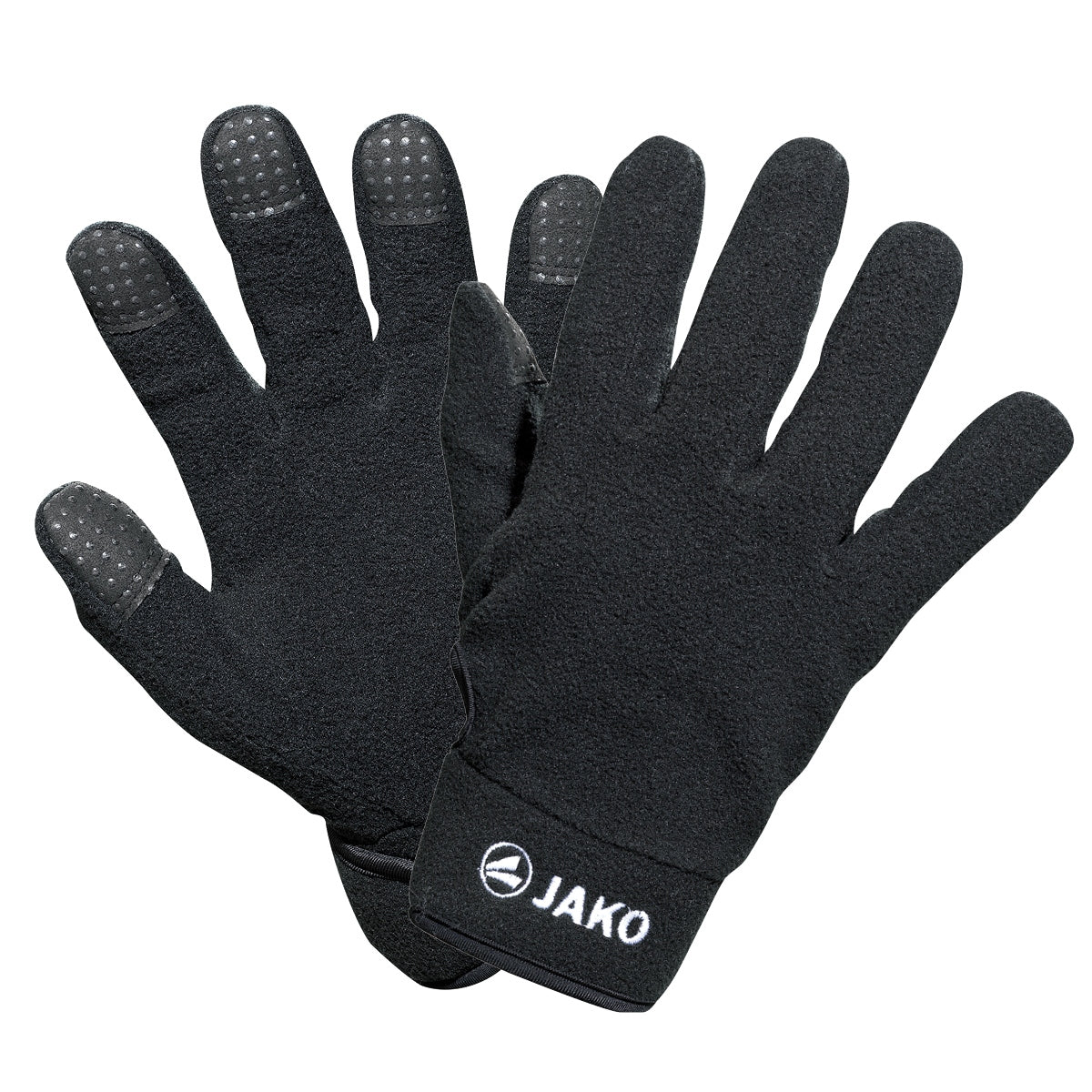 JAKO Spelershandschoenen fleece - Zwart