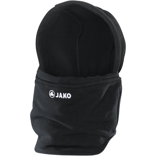 JAKO Halswarmer met muts - Zwart