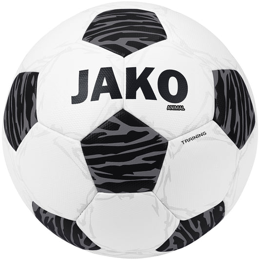 JAKO Trainingsbal Animal - Wit/zwart/steengrijs