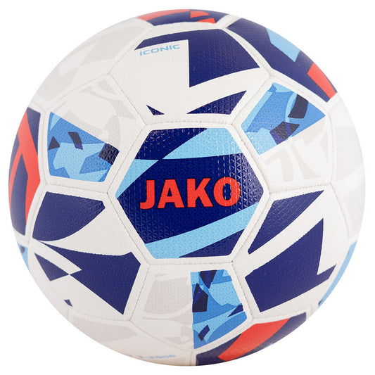 JAKO Lightbal Iconic - Wit/navy/rood, 290g