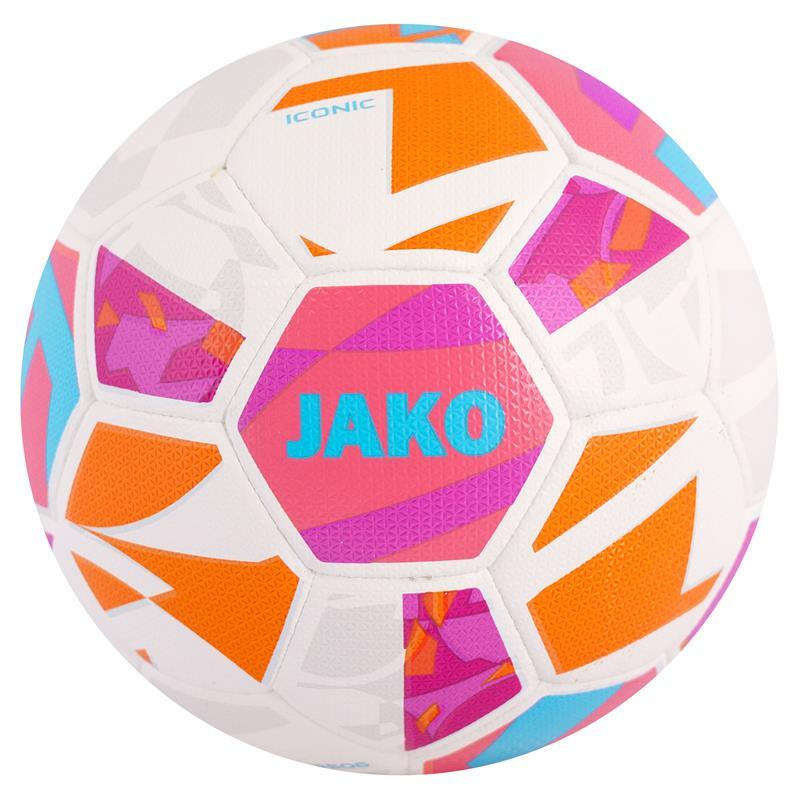 JAKO Lightbal Iconic - Wit/koraal/pink, 350g