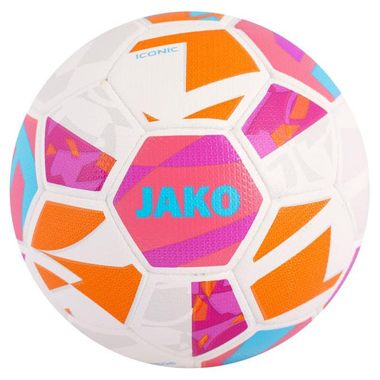 JAKO Lightbal Iconic - Wit/koraal/pink, 350g