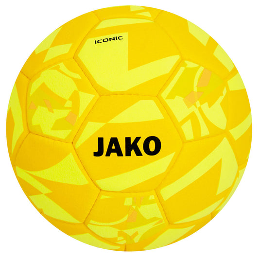 JAKO Indoorbal Iconic - Fluogeel/geel/zwart