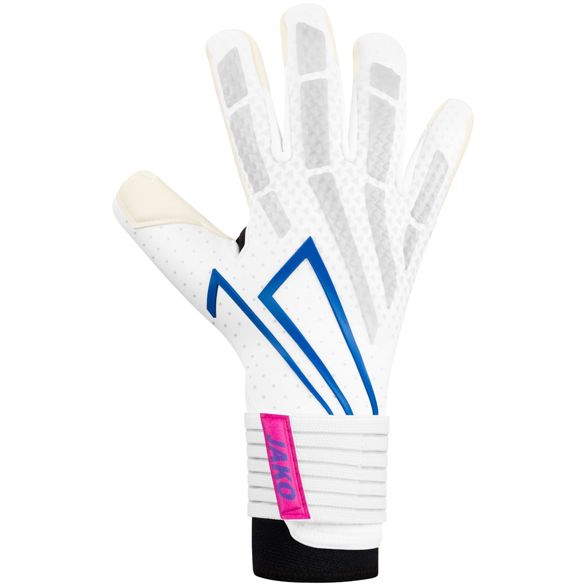JAKO Keeperhandschoen RS89 ELITE Hybrid Cut - Wit/rhodamine rod/blauw