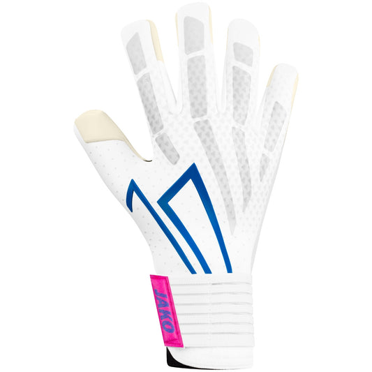 JAKO Keeperhandschoen RS89 TEAM Hybrid Cut - Wit/rhodamine rod/blauw