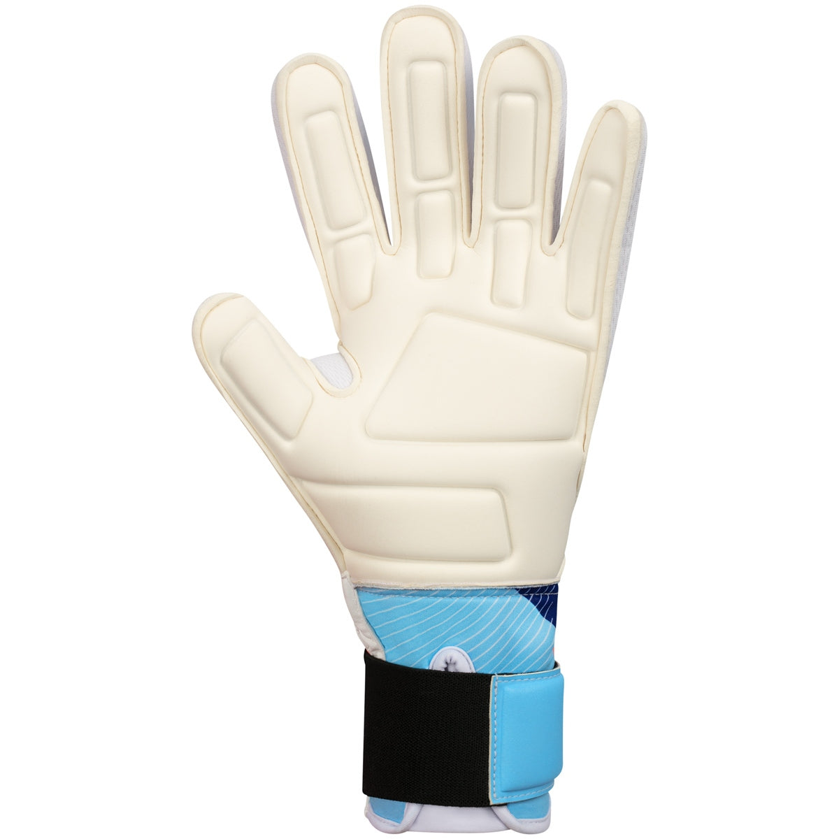 JAKO Keeperhandschoen River WRC Protection - Hemelsblauw/koraal/navy