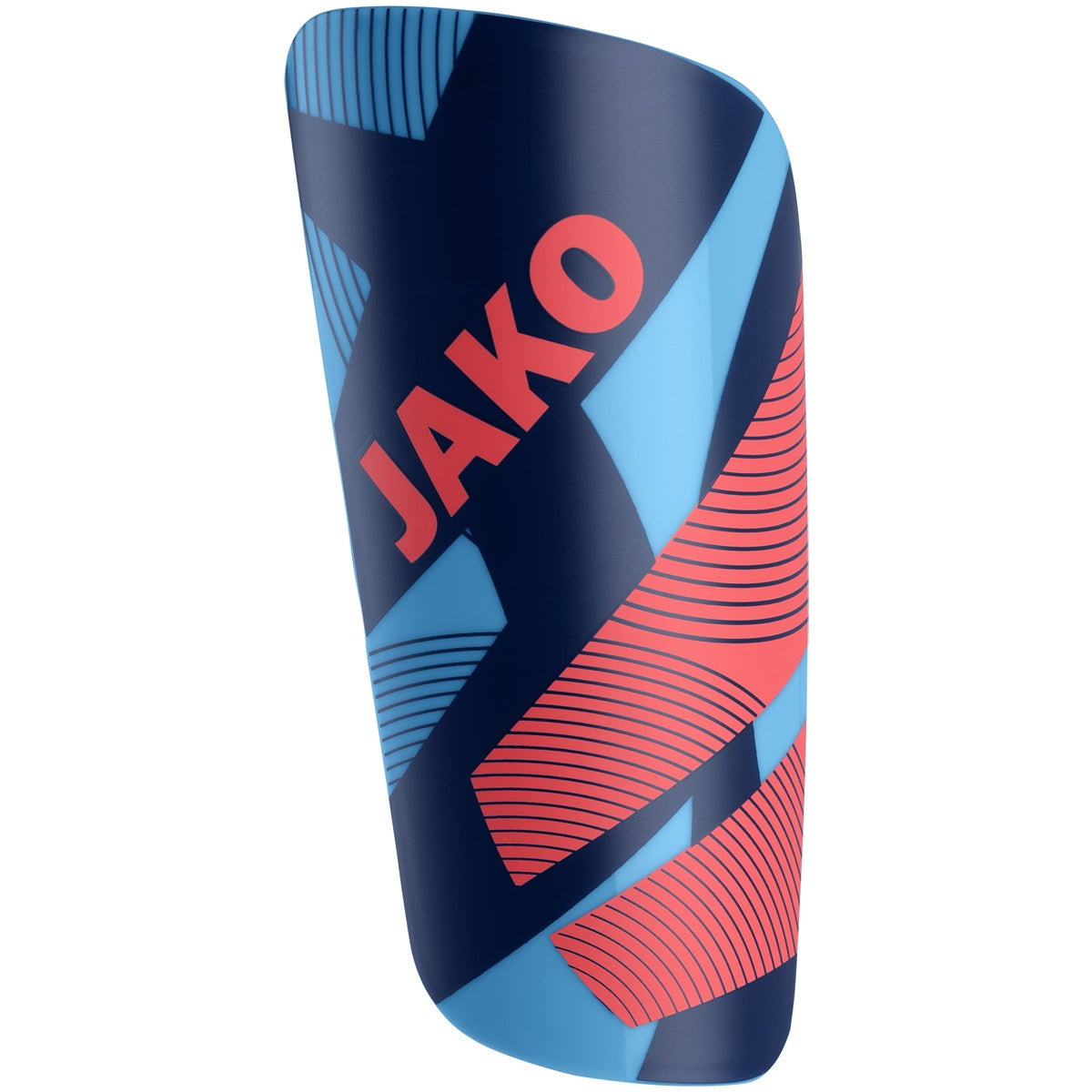 JAKO Scheenbeschermer River Light - Hemelsblauw/navy/koraal
