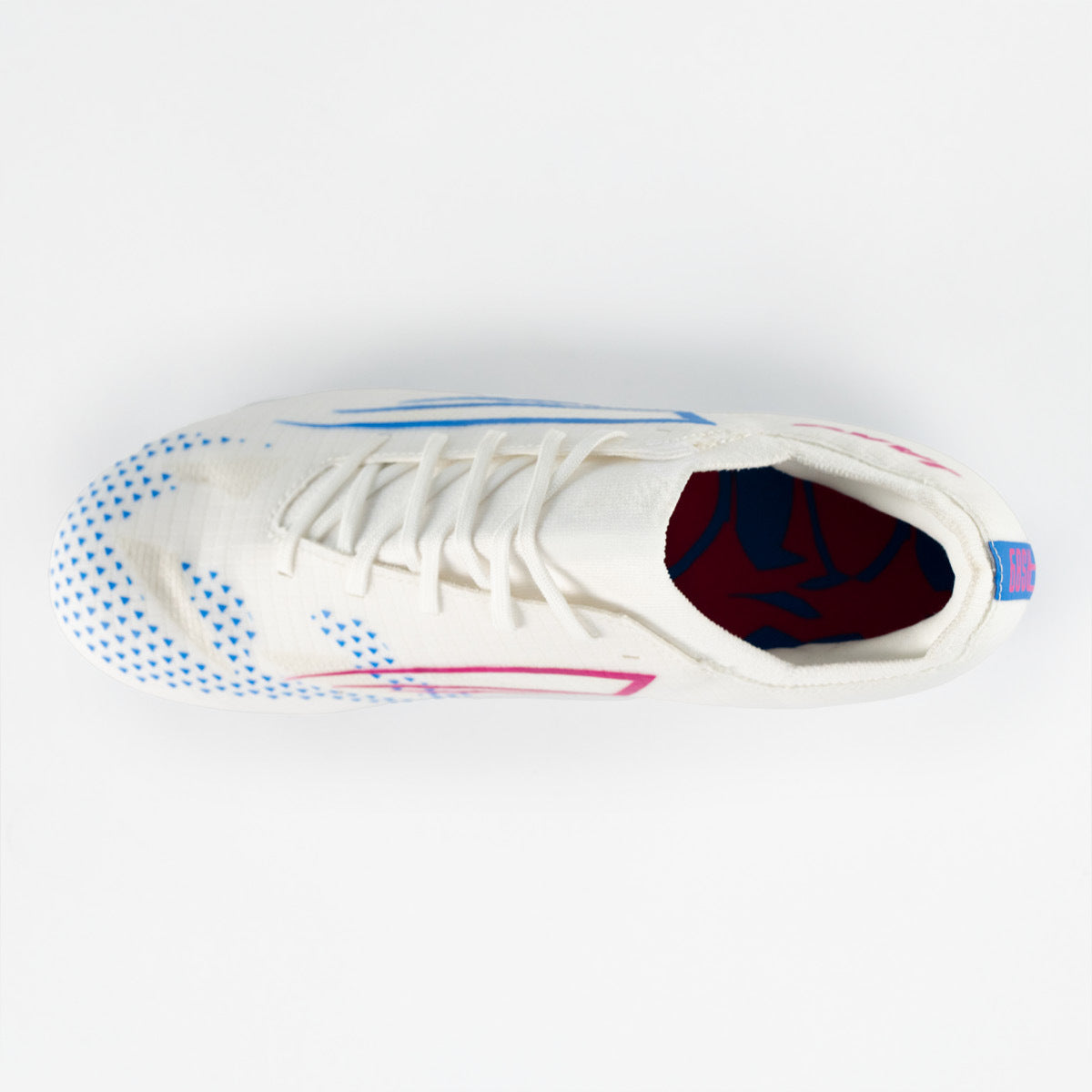 JAKO Voetbalschoen RS89 Elite FG/AG - Wit/rhodamine red/blauw