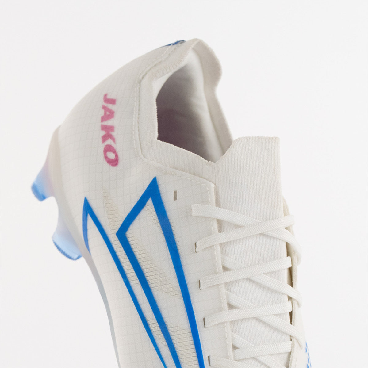 JAKO Voetbalschoen RS89 Elite FG/AG - Wit/rhodamine red/blauw