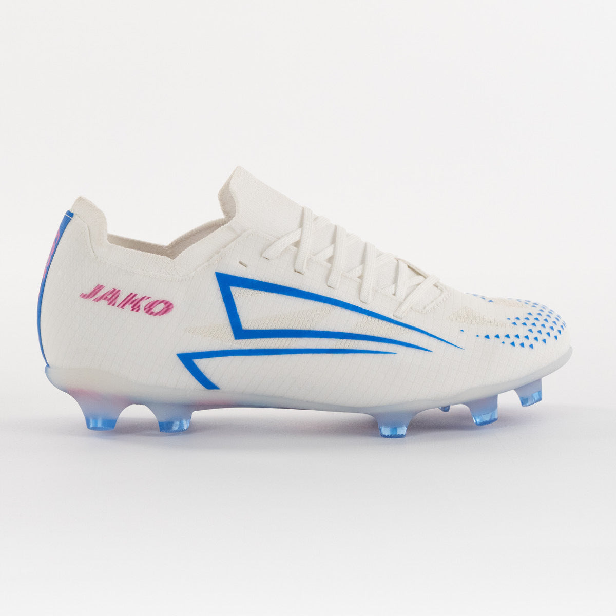 JAKO Voetbalschoen RS89 Elite FG/AG - Wit/rhodamine red/blauw