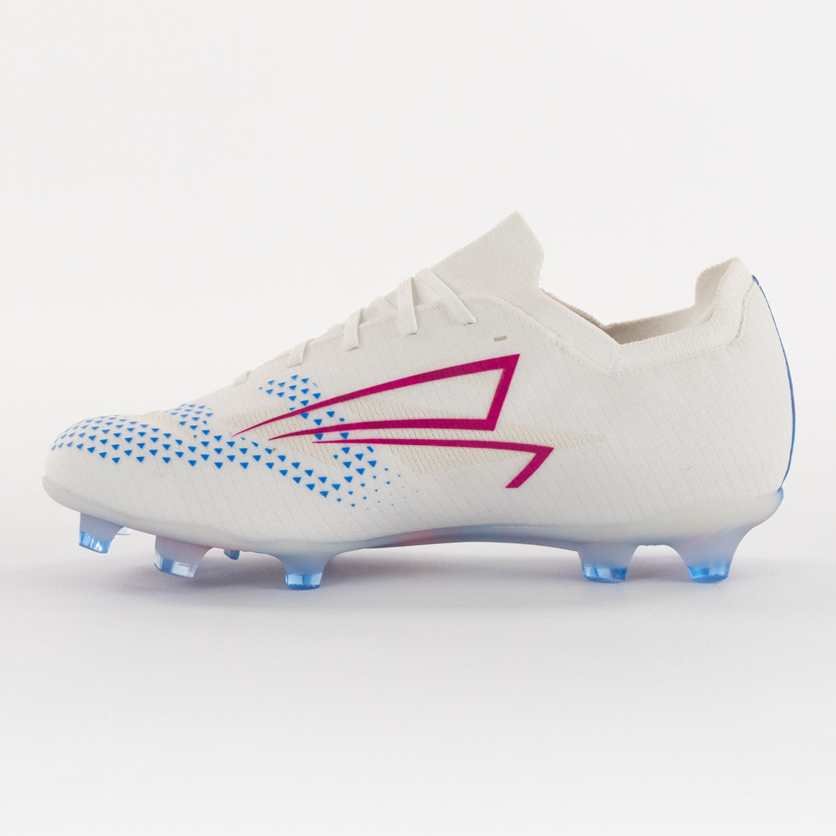 JAKO Voetbalschoen RS89 Elite FG/AG - Wit/rhodamine red/blauw
