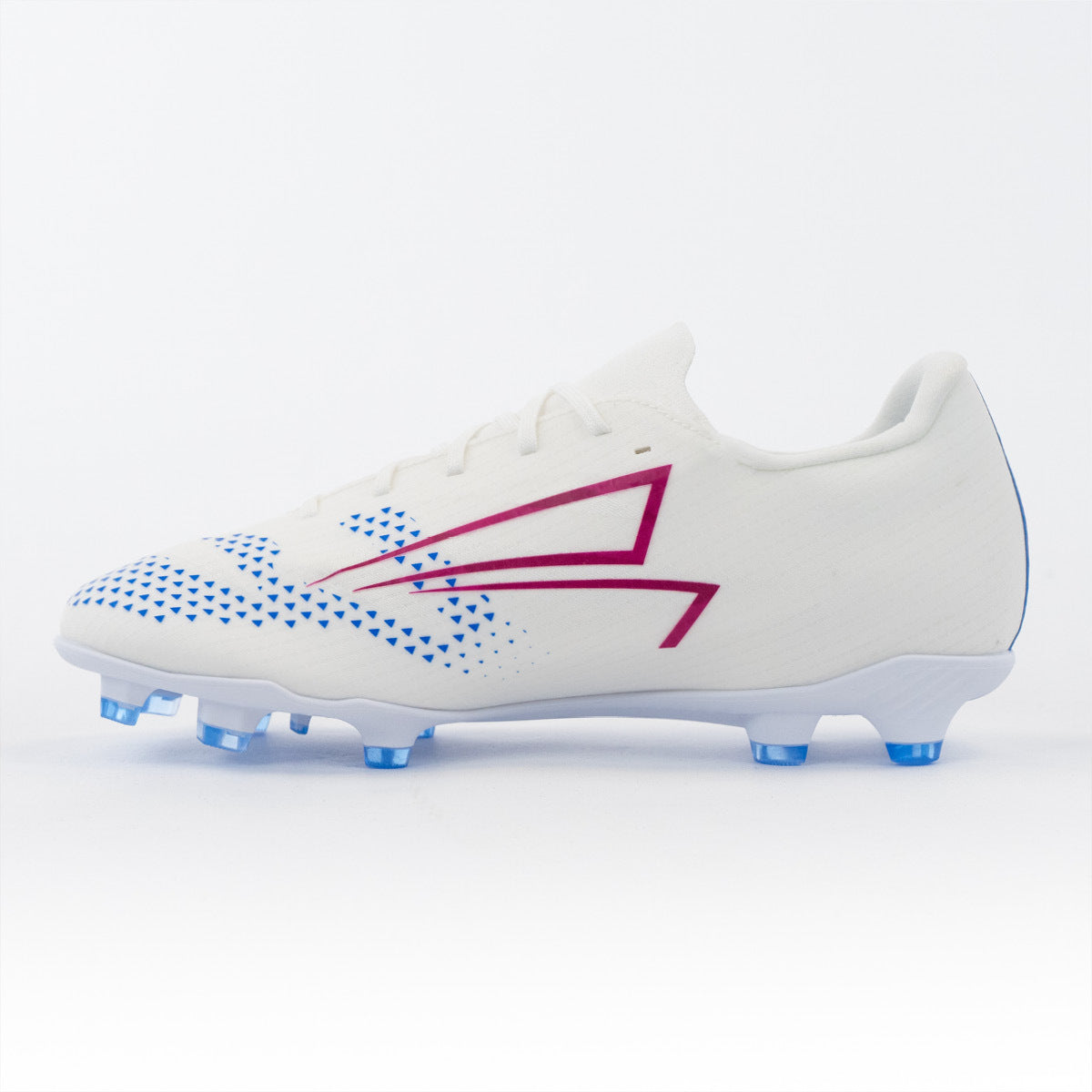 JAKO Voetbalschoen RS89 Team FG/AG - Wit/rhodamine red/blauw