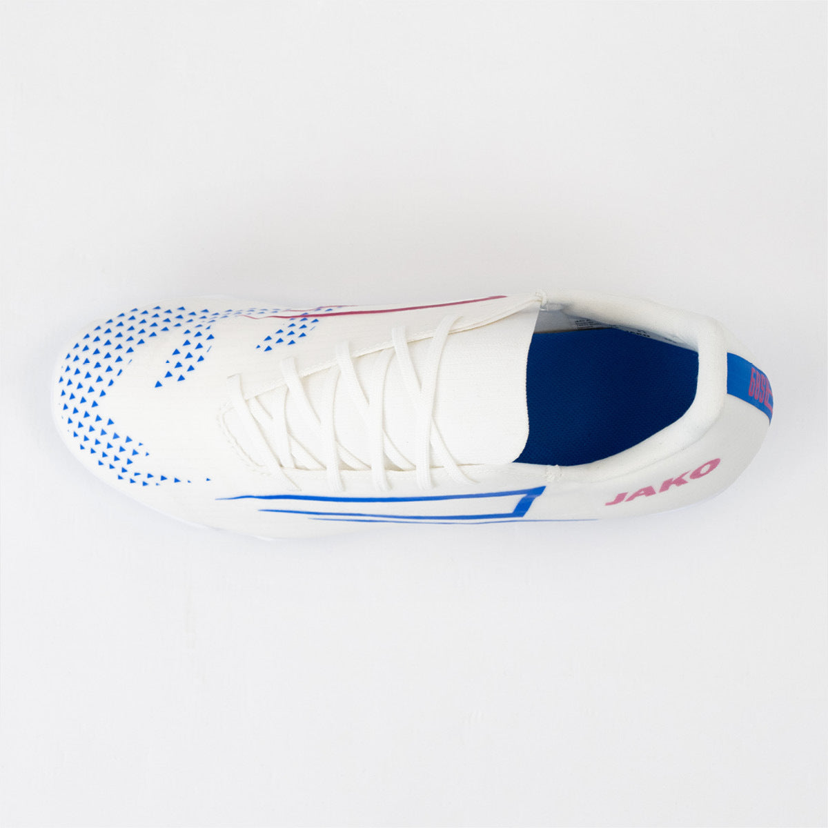 JAKO Voetbalschoen RS89 Team FG/AG - Wit/rhodamine red/blauw