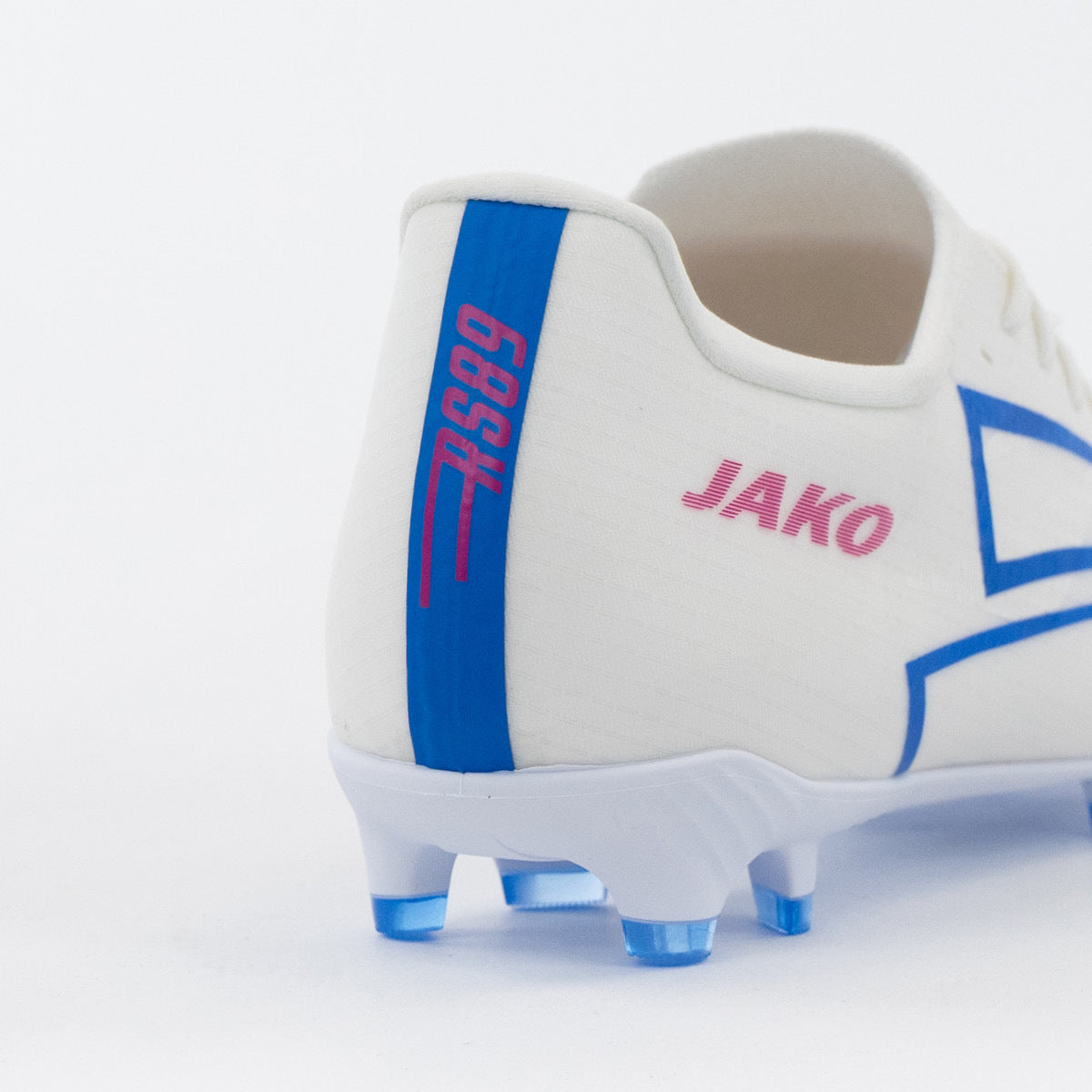 JAKO Voetbalschoen RS89 Team FG/AG - Wit/rhodamine red/blauw