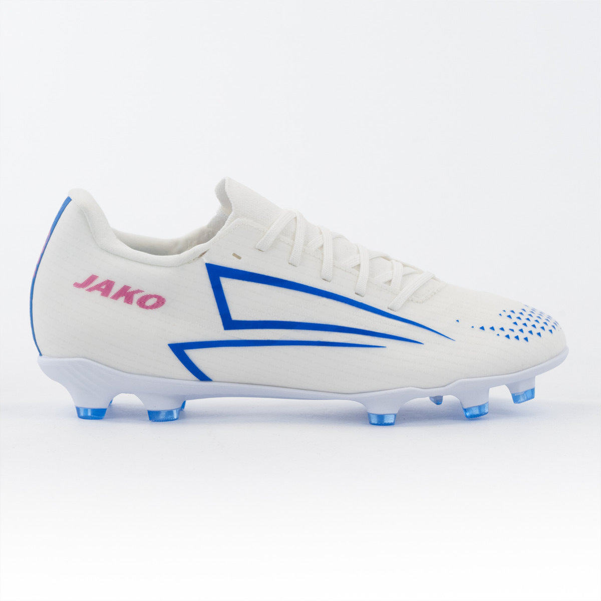 JAKO Voetbalschoen RS89 Team FG/AG - Wit/rhodamine red/blauw