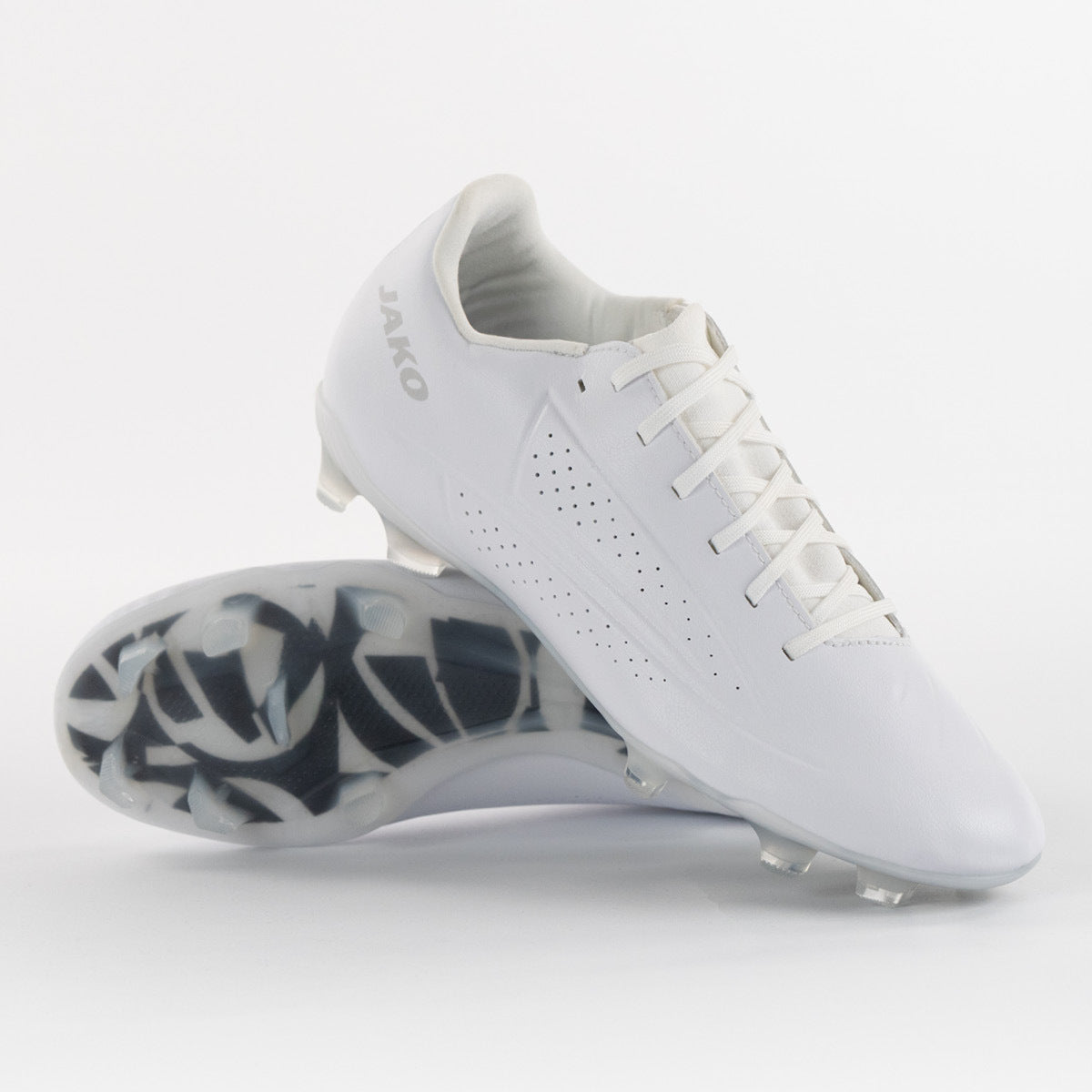 JAKO Voetbalschoen OPURA Elite FG/AG - Wit/smokey grey