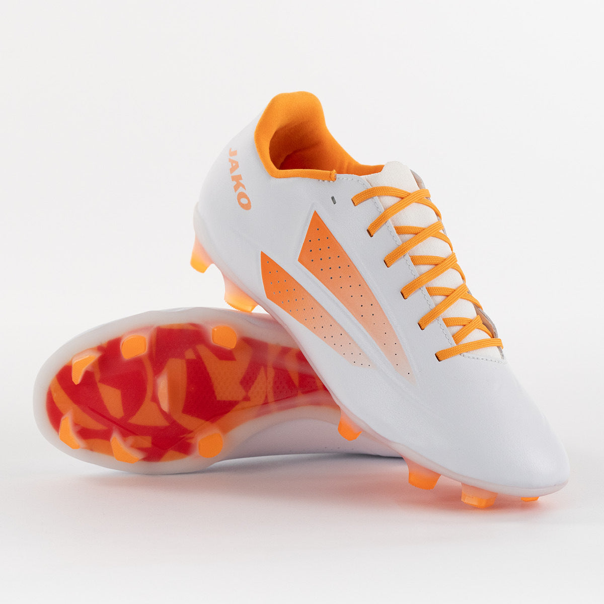 JAKO Voetbalschoen OPURA Elite FG/AG - Wit/oranje