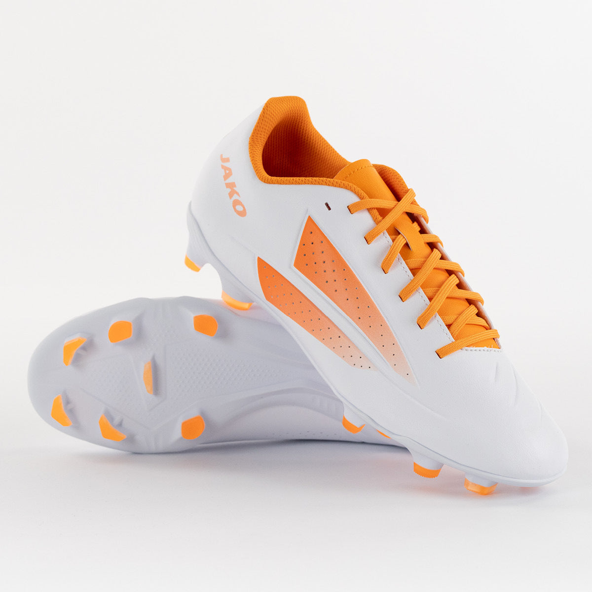 JAKO Voetbalschoen OPURA Team FG/AG - Wit/oranje
