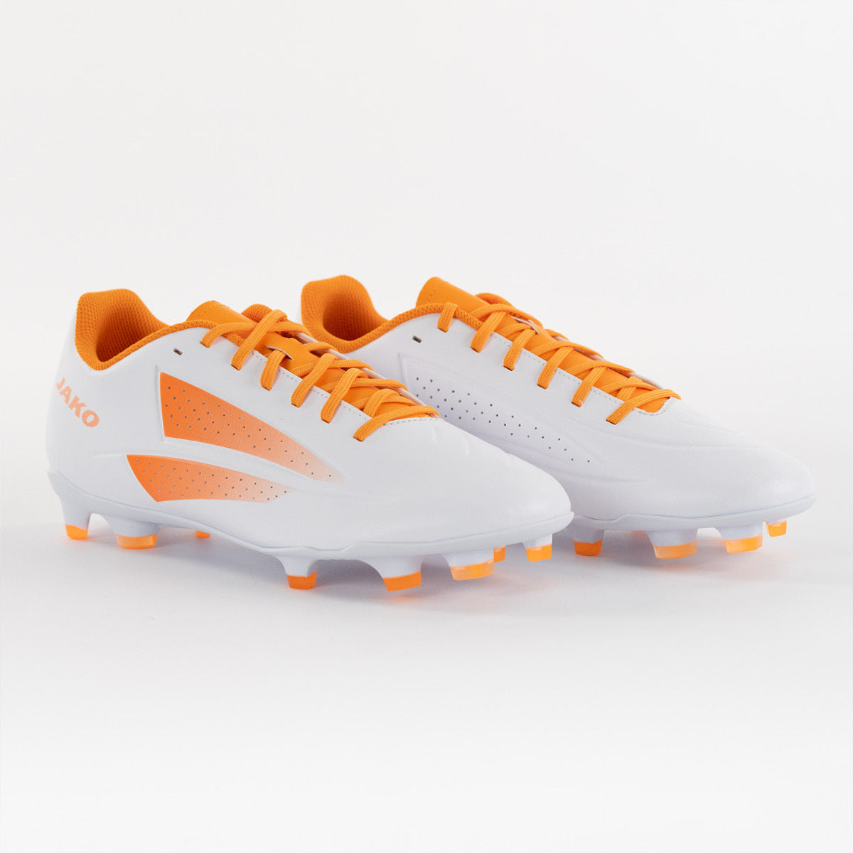 JAKO Voetbalschoen OPURA Team FG/AG - Wit/oranje