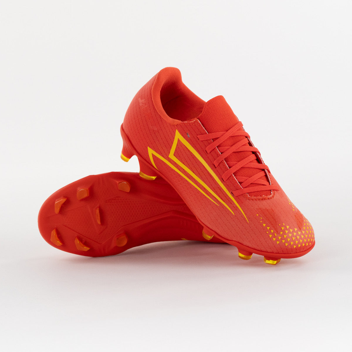 JAKO Voetbalschoen RS89 Academy FG/AG - Bright red/oranje/geel