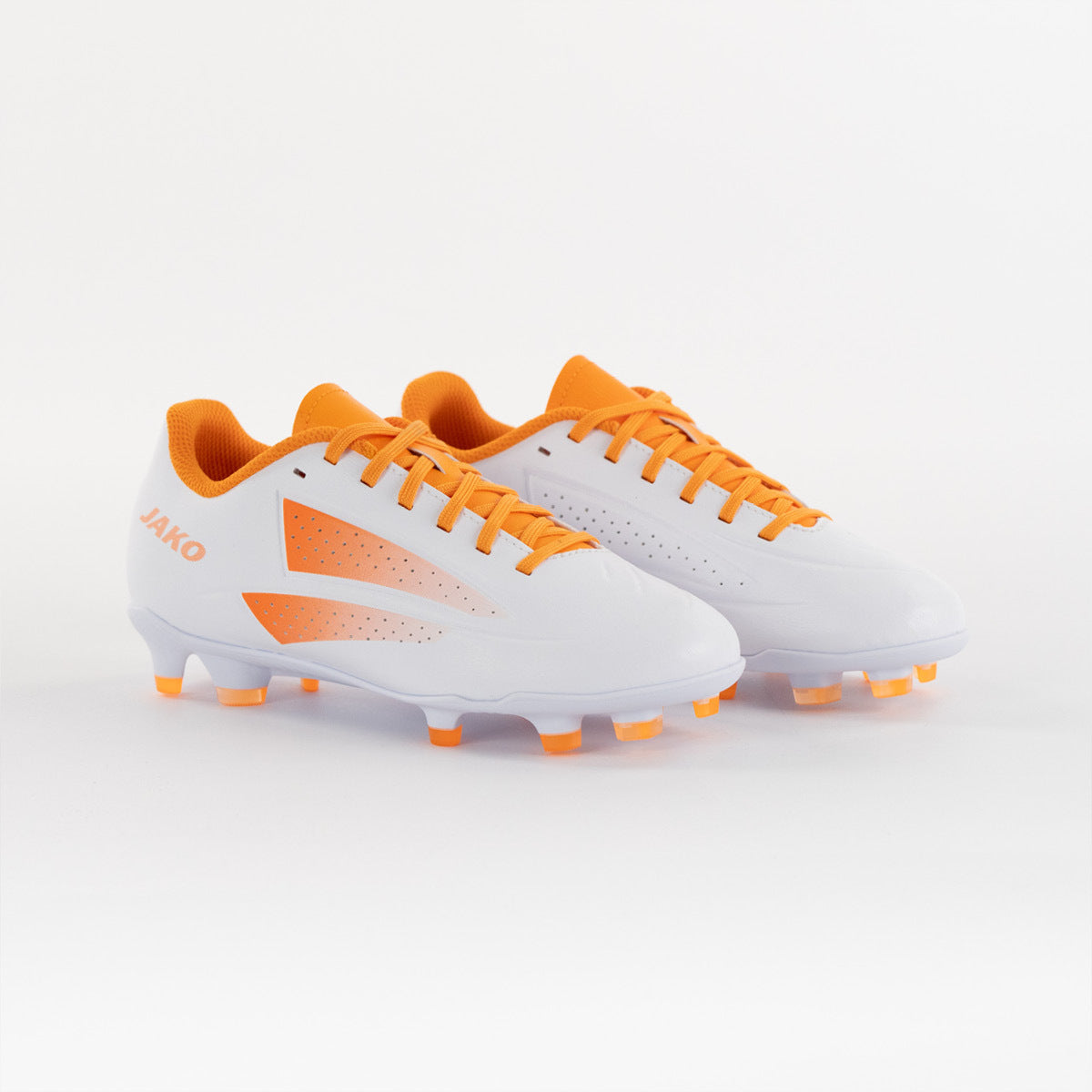JAKO Voetbalschoen OPURA Academy FG/AG - Wit/oranje