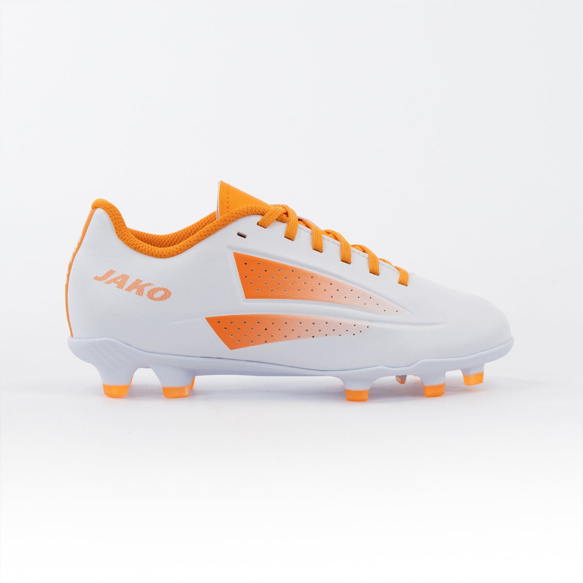 JAKO Voetbalschoen OPURA Academy FG/AG - Wit/oranje