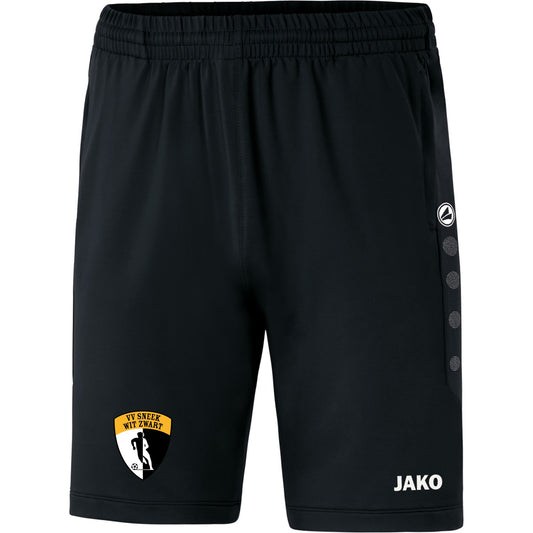 VV Sneek Wit Zwart Trainingsshort Premium