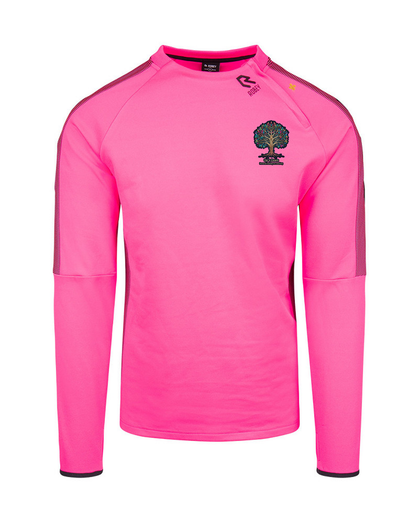 PT Op'e Daam Performance Cross-Zip Sweater (Neon Pink)