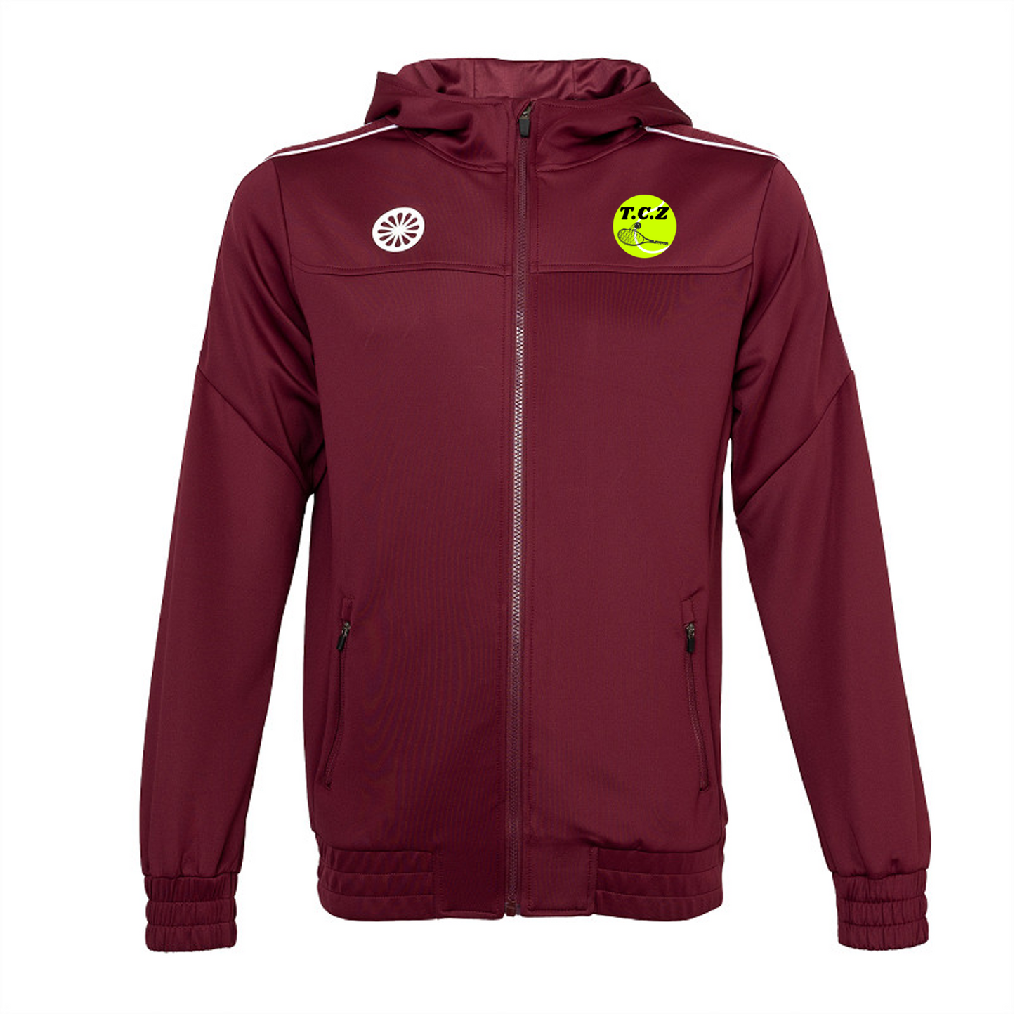 TC Zwaagwesteinde Jaipur Performance Hooded Jacket (Bordeaux)