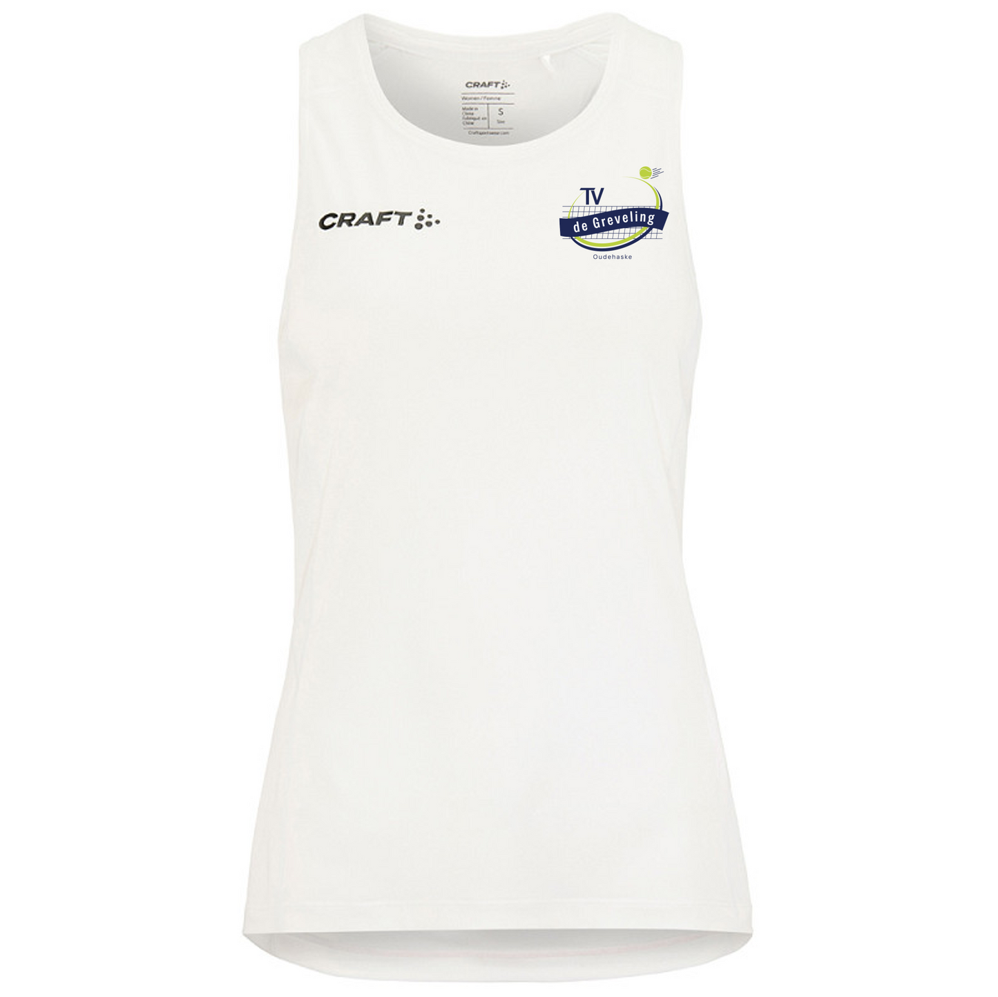 TV de Greveling Ability Singlet W (White)