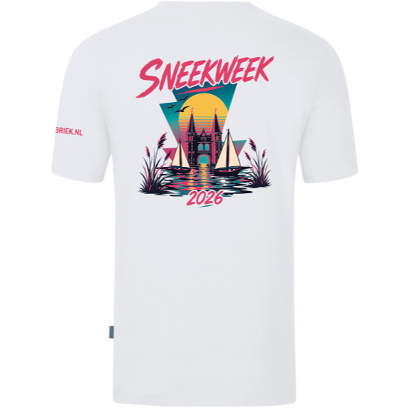 Sneekweek 2026 T-shirt unisex (Wit)