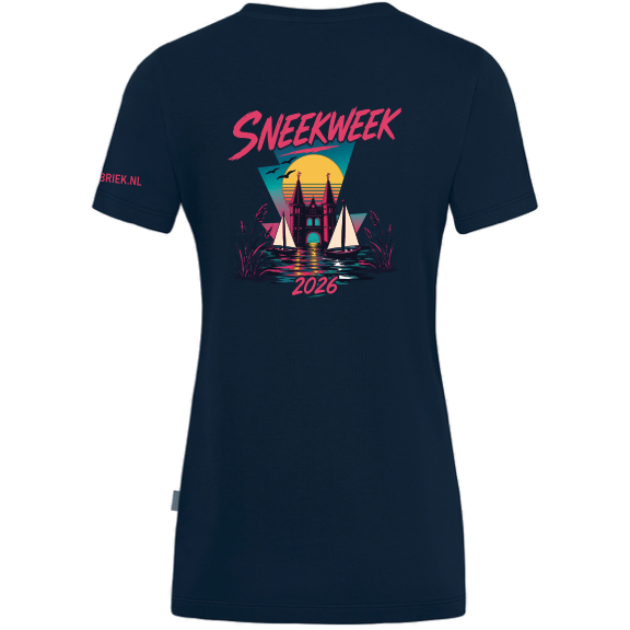 Sneekweek 2026 T-shirt dames (Navy)