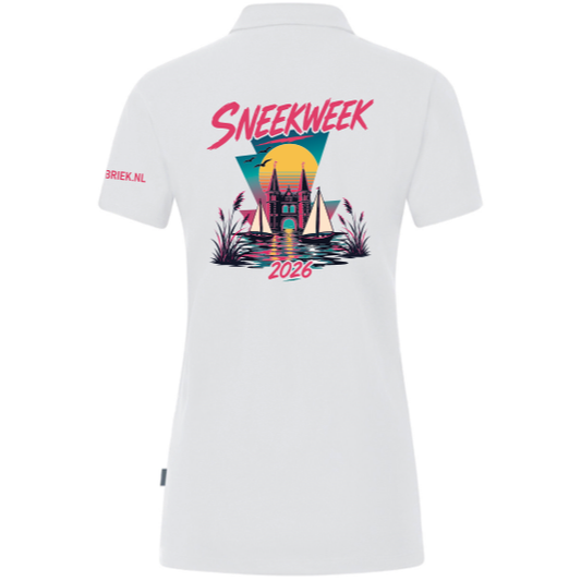 Sneekweek 2026 Polo dames (Wit)